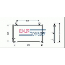 0120001 KUHLER SCHNEIDER Конденсатор, кондиционер