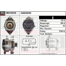 DRA3636 DELCO REMY Генератор