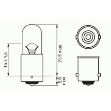 1 987 302 512 BOSCH Лампа накаливания