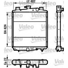 730345 VALEO Радиатор, охлаждение двигателя