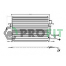 PR 2532C1 PROFIT Конденсатор, кондиционер