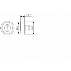 TKR 9190 TIMKEN Натяжной ролик, ремень грм