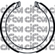 153-491 CIFAM Комплект тормозных колодок, стояночная тормозная с