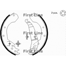 FBS088 FIRST LINE Комплект тормозных колодок
