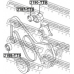 2187-TT9 FEBEST Натяжной ролик, поликлиновой  ремень