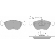 FBP-0972 FREMAX Комплект тормозных колодок, дисковый тормоз