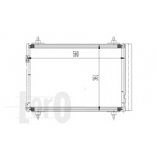 009-016-0016 LORO Конденсатор, кондиционер