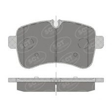 SP 415 SCT Комплект тормозных колодок, дисковый тормоз