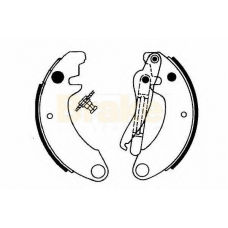 SH1052 BRAKE ENGINEERING Комплект тормозных колодок