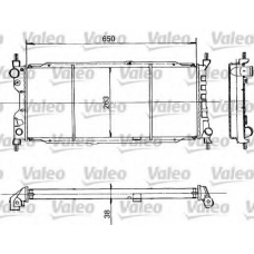 731179 VALEO Радиатор, охлаждение двигателя