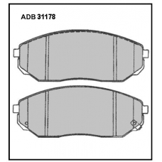 ADB31178 Allied Nippon Тормозные колодки