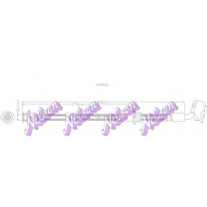 H3960 Brovex-Nelson Тормозной шланг