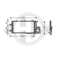 8181311 DIEDERICHS Конденсатор, кондиционер