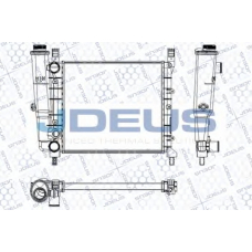 RA0110390 JDEUS Радиатор, охлаждение двигателя