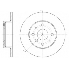 D6363.00 WOKING Тормозной диск