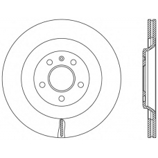 BDR2487.20 OPEN PARTS Тормозной диск