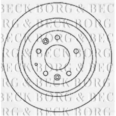 BBD4773 BORG & BECK Тормозной диск
