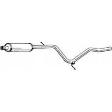 284-357 BOSAL Средний глушитель выхлопных газов