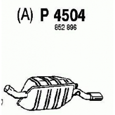 P4504 FENNO Глушитель выхлопных газов конечный