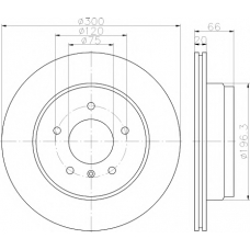 MDC2356 MINTEX Тормозной диск