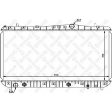 10-25342-SX STELLOX Радиатор, охлаждение двигателя