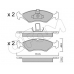 822-093-0 CIFAM Комплект тормозных колодок, дисковый тормоз