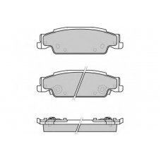 12-1345 E.T.F. Комплект тормозных колодок, дисковый тормоз