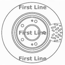 FBD1574 FIRST LINE Тормозной диск