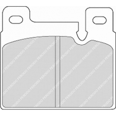 FDB458 FERODO Комплект тормозных колодок, дисковый тормоз