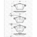 363702161212 MAGNETI MARELLI Комплект тормозных колодок, дисковый тормоз