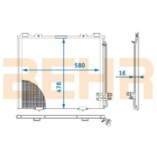 7401024 BEHR Condenser