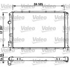 731380 VALEO Радиатор, охлаждение двигателя