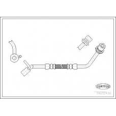 19032436 CORTECO Тормозной шланг