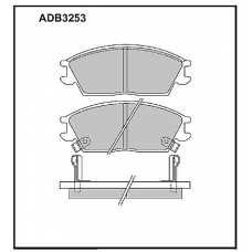 ADB3253 Allied Nippon Тормозные колодки