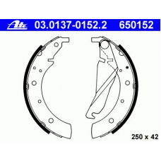 03.0137-0152.2 ATE Комплект тормозных колодок