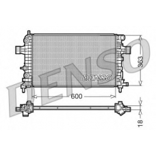 DRM20101 DENSO Радиатор, охлаждение двигателя