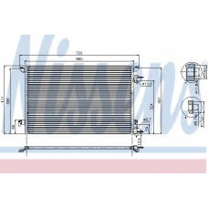 94598 NISSENS Конденсатор, кондиционер