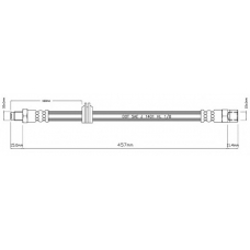 VBH955 MOTAQUIP Тормозной шланг