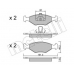 22-0273-2 METELLI Комплект тормозных колодок, дисковый тормоз