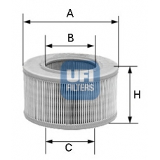 27.272.00 UFI Воздушный фильтр