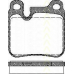8110 29161 TRISCAN Комплект тормозных колодок, дисковый тормоз
