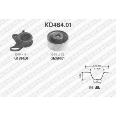 KD484.01 SNR Комплект ремня грм