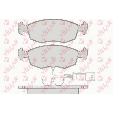 626.0269 VILLAR Комплект тормозных колодок, дисковый тормоз
