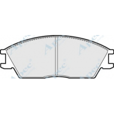 PAD506 APEC Комплект тормозных колодок, дисковый тормоз