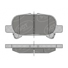 SP 401 SCT Комплект тормозных колодок, дисковый тормоз