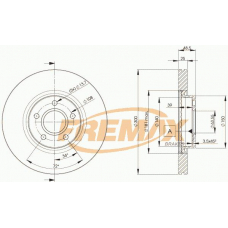 BD-3937 FREMAX Тормозной диск