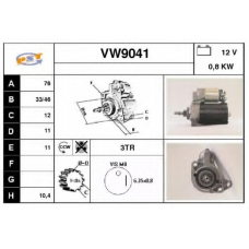 VW9041 SNRA Стартер