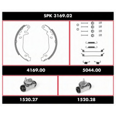 SPK 3169.02 ROADHOUSE Комплект тормозов, барабанный тормозной механизм