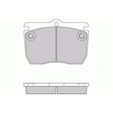 12-5257 E.T.F. Комплект тормозных колодок, дисковый тормоз