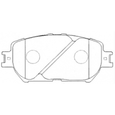 PN-1479 JNBK Колодки тормозные